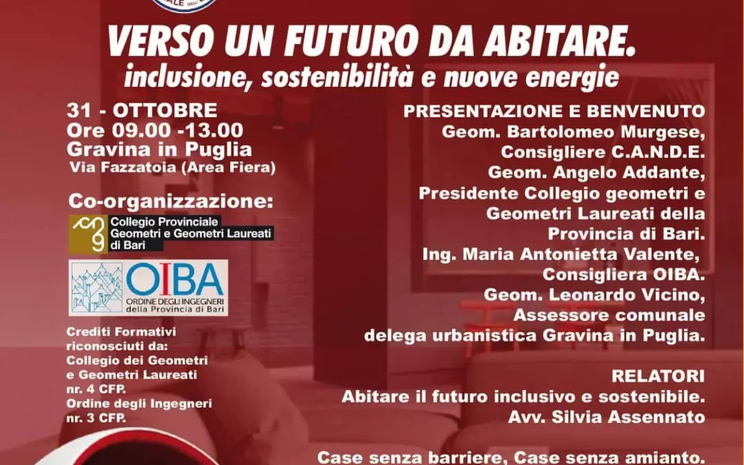 Verso un futuro da abitare – Convegno